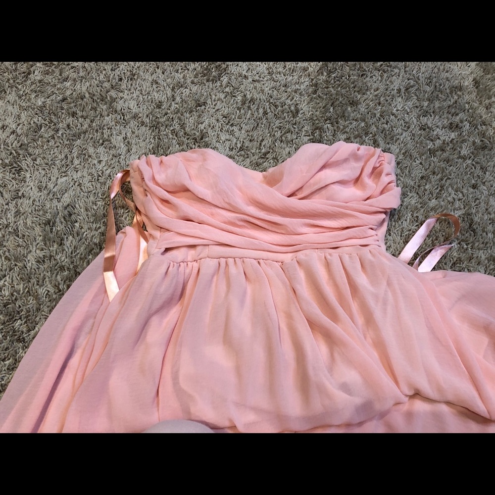 Blush pink maxi dress